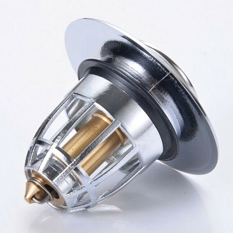 

Bathroom Drain Filter Bathroom Sink Stopper Bullet Core Push Type Basin Drain Filter Bathtub Converter Kitchen Strainer Plug