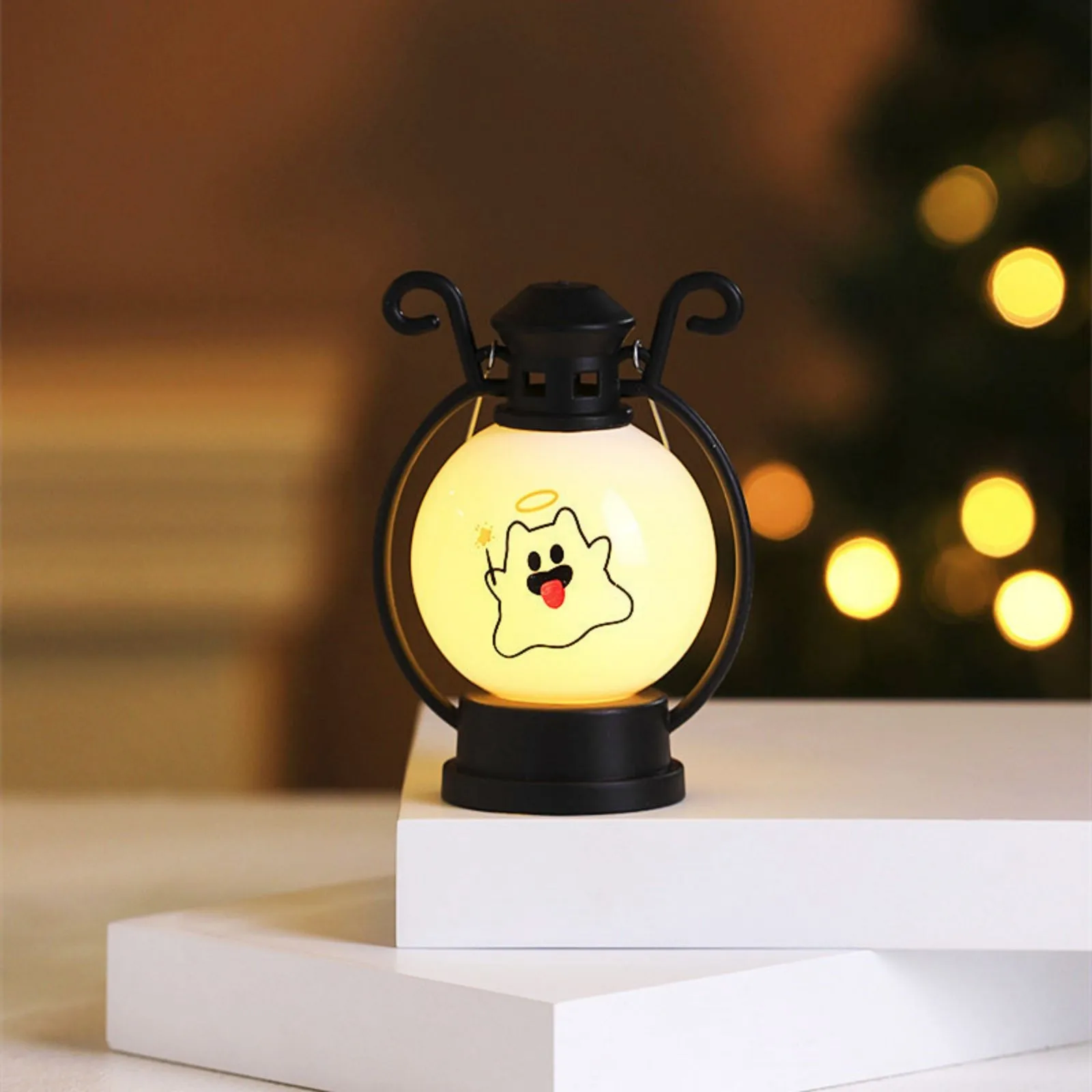 Фонарь для домашнего фестиваля портативный ночник фонарь глаз лампы с батареей