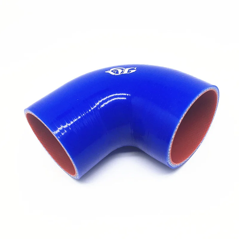 

90 Degree Silicone Hose 51/57/60/63/70/76mm 3" 2.75" 2.5" 2.25" 2" Intercooler Turbo Intake Pipe Coupler Hose Multiple Sizes
