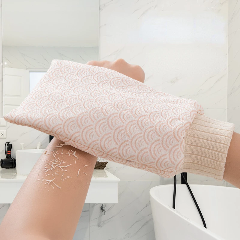 

Household Adult Specific Bath brush Bathing Wipes Strong Mud Ash Rubbing Bath Towel Double Sided Dual Purpose Exfoliating Gloves