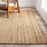 100 natural jute rug home living room decoration carpet fiber 3x8 foot handmade carpet runner carpet floor area modern carpet