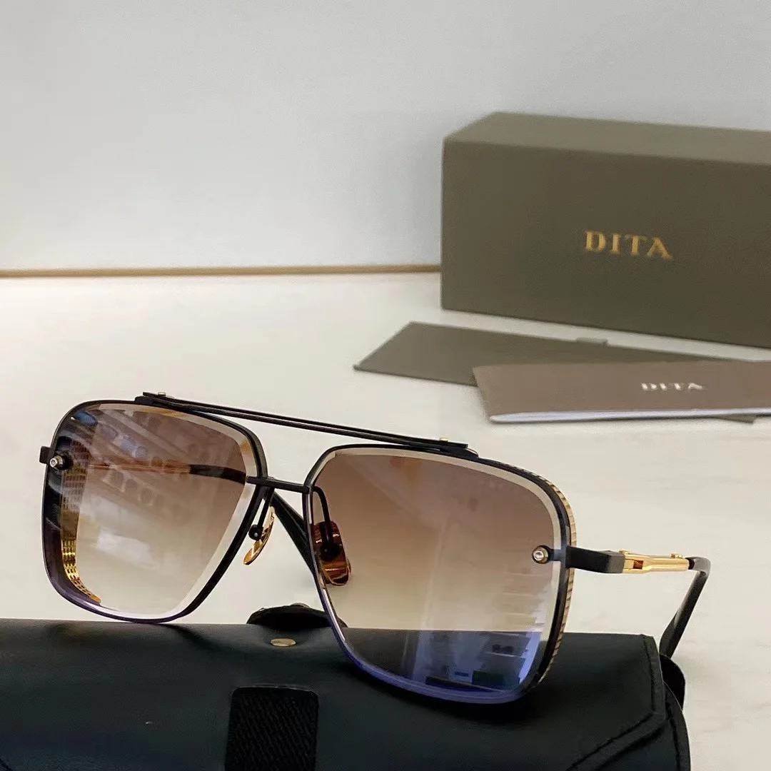 

American Brand DITA MACH SIX Style Classic Fashion UV400 Polarized Men Eyeglasses Top Quality Driving Business Women Sun Glasses