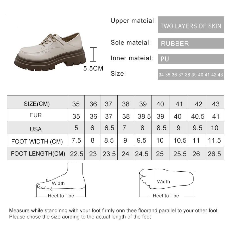 AIYUQI Women's Loafers Genuine Leather 2023 New Lace-up Platform Women Shoes Autumn British Style Ladies Shoes