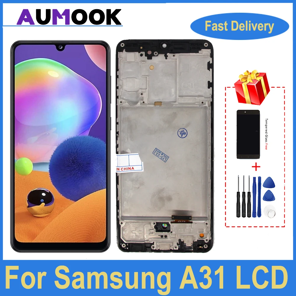 

New Display For Samsung Galaxy A31 A315 A315F A315F/DS A315G/DS A315G LCD AMOLED Touch Screen Digitizer Replacement Assembly