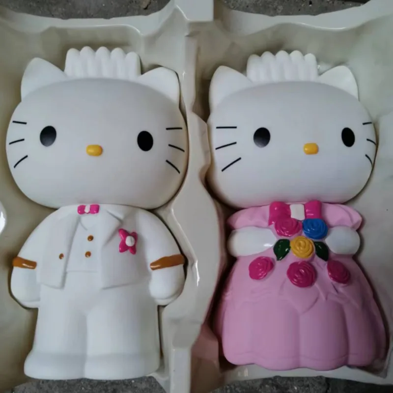 Свадебные куклы Hello Kitty фигурка Sanrio 20 см аниме экшн-фигурка КТ-кошки платье модель