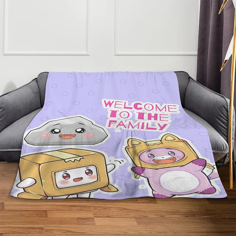 Пушистое мягкое одеяло A-Lankybox Boxy And Foxys постельное белье из микрофибры до колена