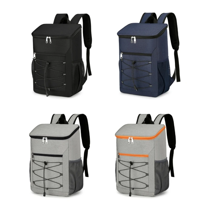 

Large Capacity Cooler Bag Insulated Leakproof-Picnic Backpack Lightweight Camping Lunch Backpack for Family Men Women
