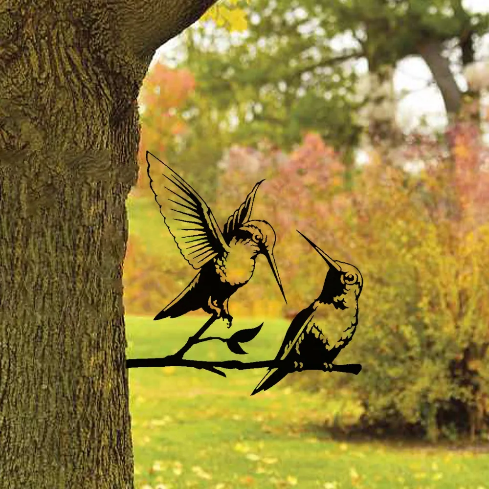 Ремесленный Железный Художественный Силуэт Декоративный Садовый Кол Пара