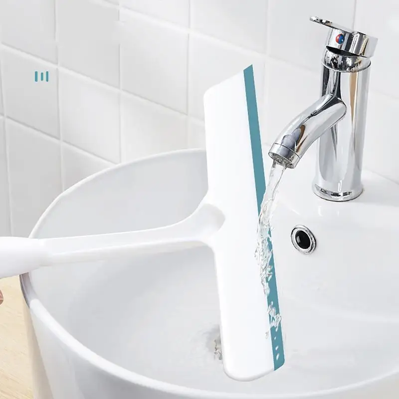 Многофункциональная силиконовая щетка для мытья стекол окон бытовая ванной