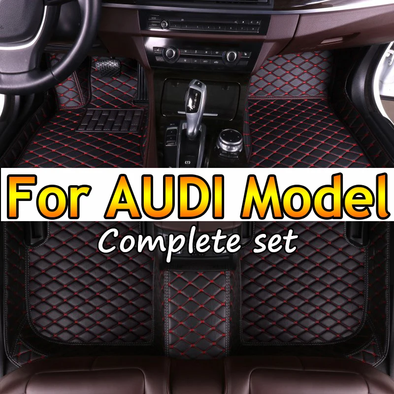 

Car Floor Mats For AUDI RS3 RS4 RS5 Sportback RS6 RS7 4G TT TTS Q8 e-tron A2 80 Convertible SR6-b5 s8 A1 Petrol Car Accessories