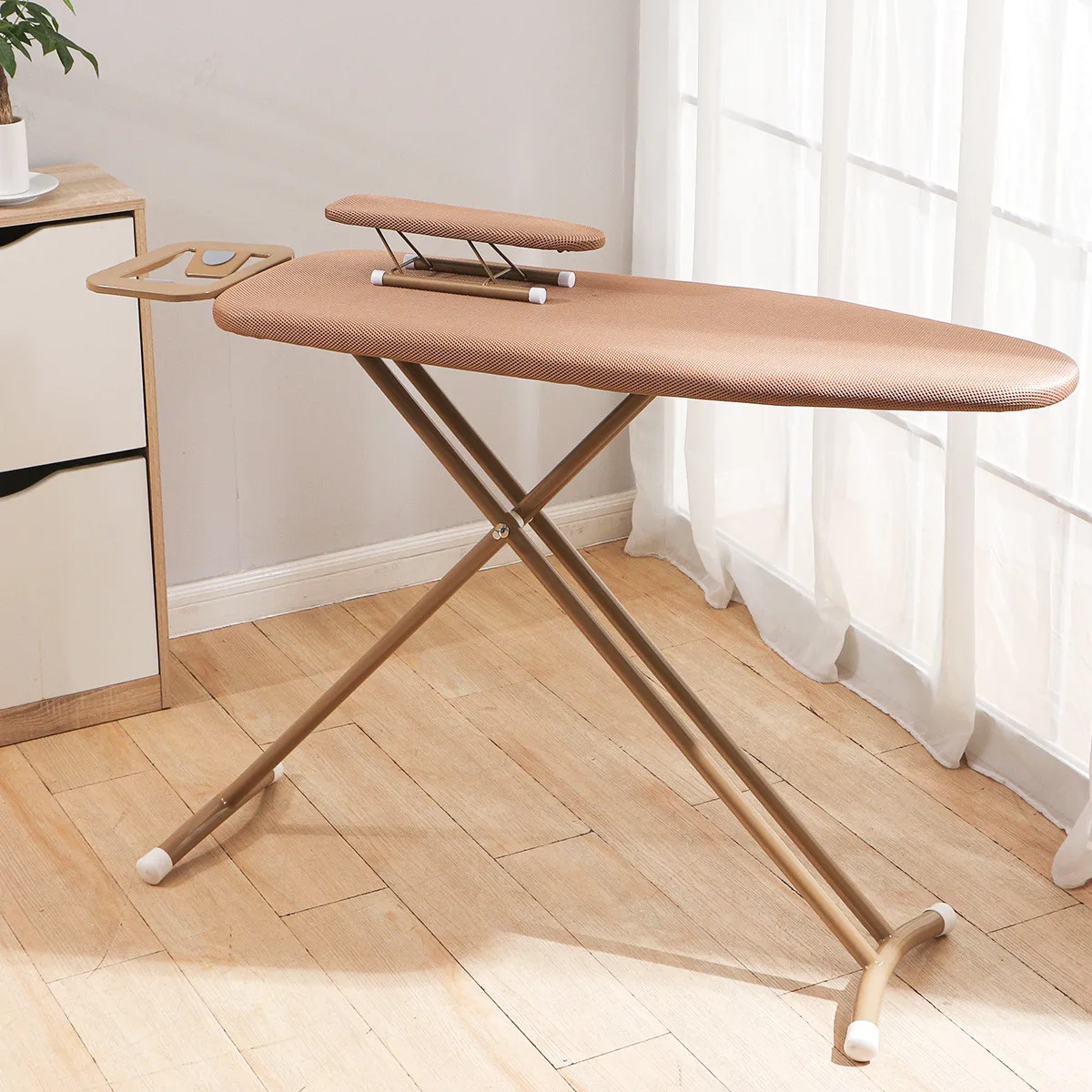 

Child And Mother Ironing Board Household Folding Ironing Rack Multi-Functional Desktop Plus-Sized Floor Bold Stable Ironing