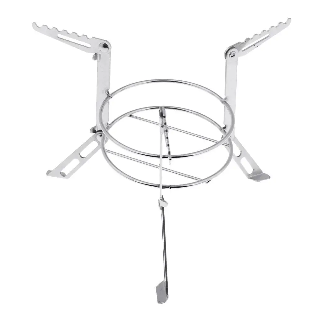 Складная подставка для спиртовой плиты горелки кронштейн из нержавеющей стали