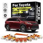 TPKE светодиодная интерьерная с Canbus купольная карта, комплект освещения двери для Toyota 4runner Avalon Camry Corolla Highlander Land Cruiser, автомобильные аксессуары