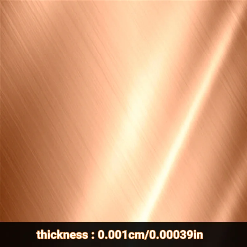 Фото Рулон медного листа, пластина из металлической фольги 1000 мм х 100 мм-LICG №5