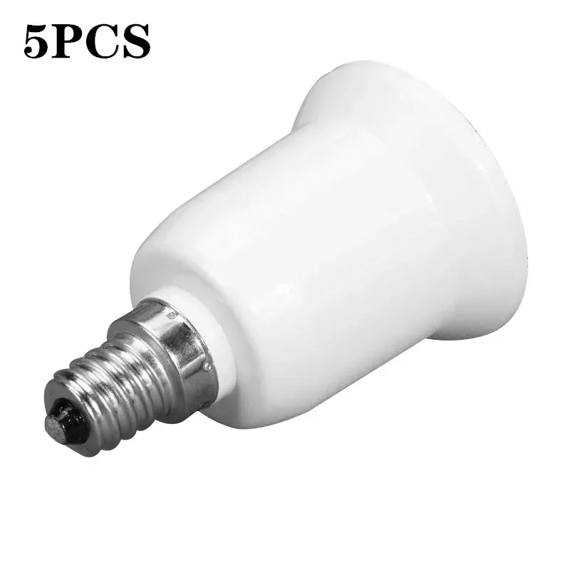 Hot Sell E14 To E27 Lamp Bulb Socket Base Holder Converter 110v 220V Light Adapter Conversion Fireproof Home Room Lighting