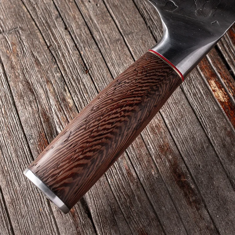 Сербский нож ручной работы кованый широкий мясной кухонный шеф-повара из