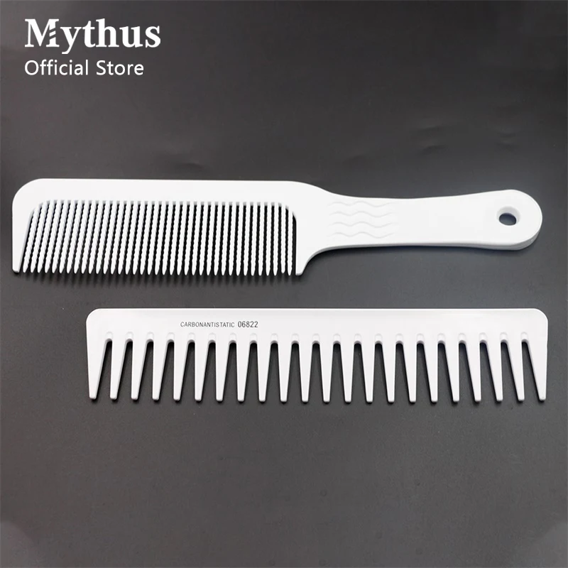 

Professional Flat Top Comb ABS Wide Tooth Comb Anti-static Barber Clipper Comb Stylist Stylig Tools Accessories Hair Comb Set