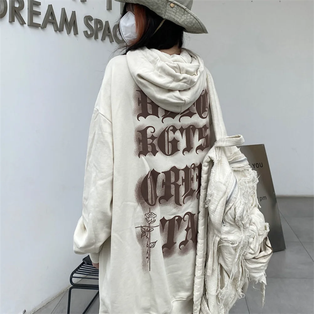 

Новинка, американский модный брендовый свитер с принтом, мужской и женский свободный хлопковый топ для студентов, свитшот для пар, оверсайз