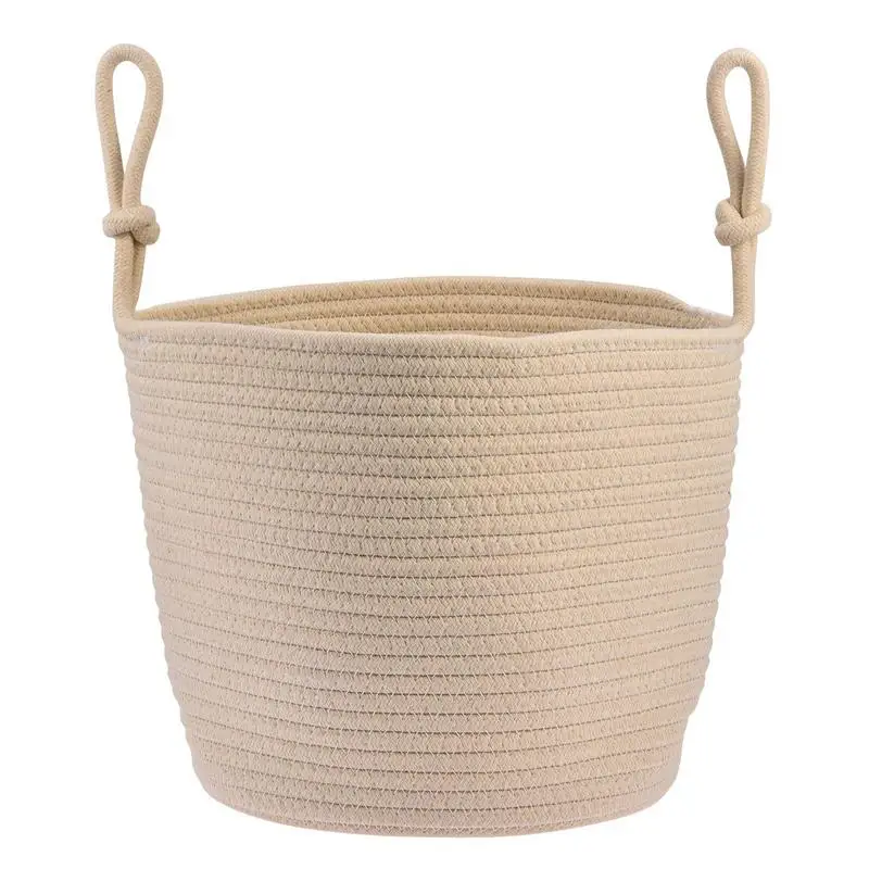 

Тканая хлопковая корзина-органайзер, размеры 28x25x26 см