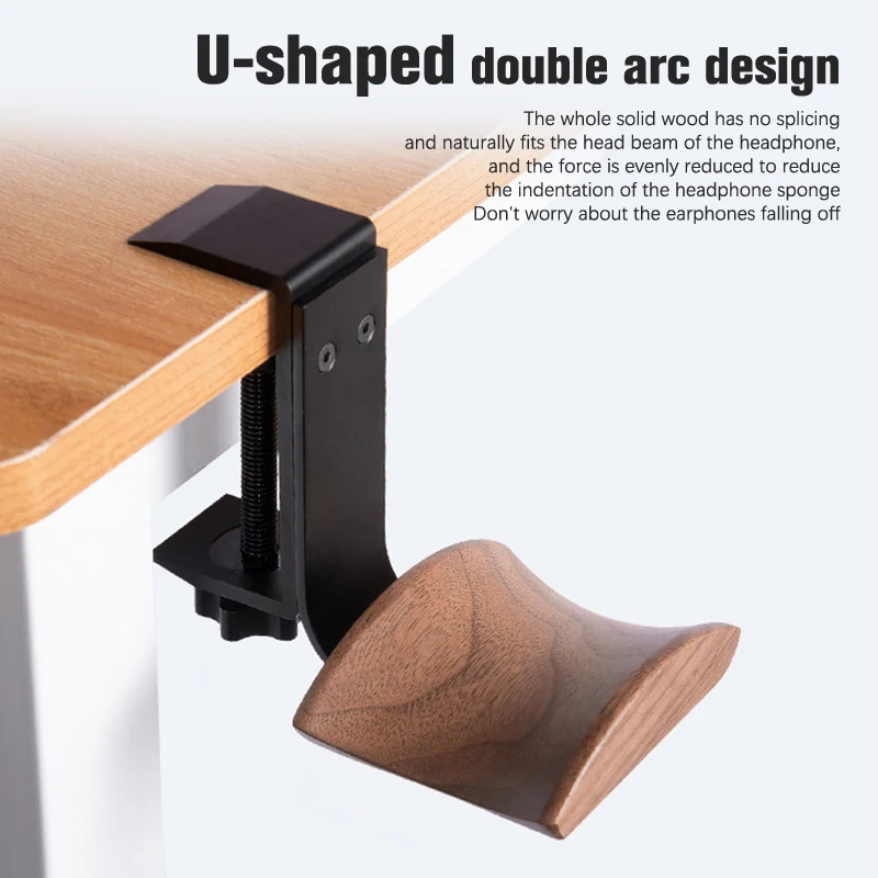 

Деревянный держатель для наушников из алюминиевого сплава