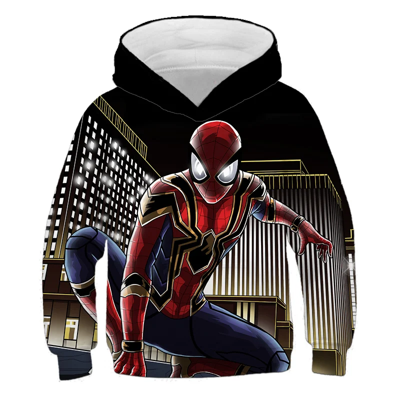 

Baby Boys Hoodies Avengers Marvel Superhero Spiderman Hoodie Children Sweatshirt Kids Boys Girls Clothes 2022 Autumn and Winter