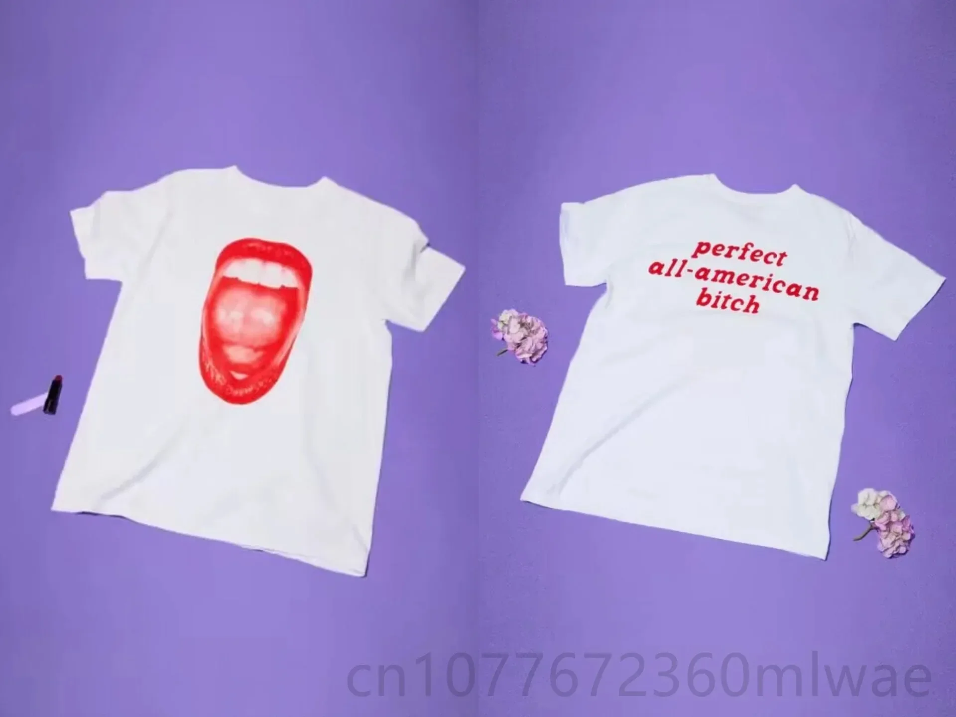 Винтажная футболка с коротким рукавом для мужчин и женщин из чистого хлопка