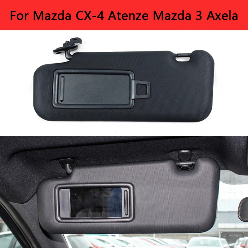Фото Автомобильный солнцезащитный козырек с зеркалом для макияжа для Mazda CX-4 2016-2021 Atenze 2014-2018 Mazda 3 Axela 2014-2018 №1