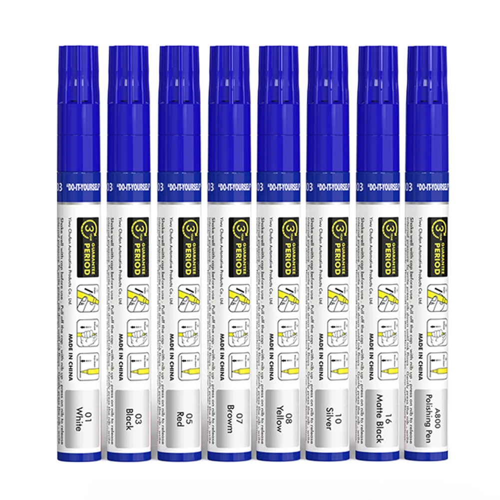 

2Pcs 20ml Car Scratch Repair Paint Pen Car Paint Non-toxic Permanent Water Resistant Pen Auto Scratch Remover Painting Pens