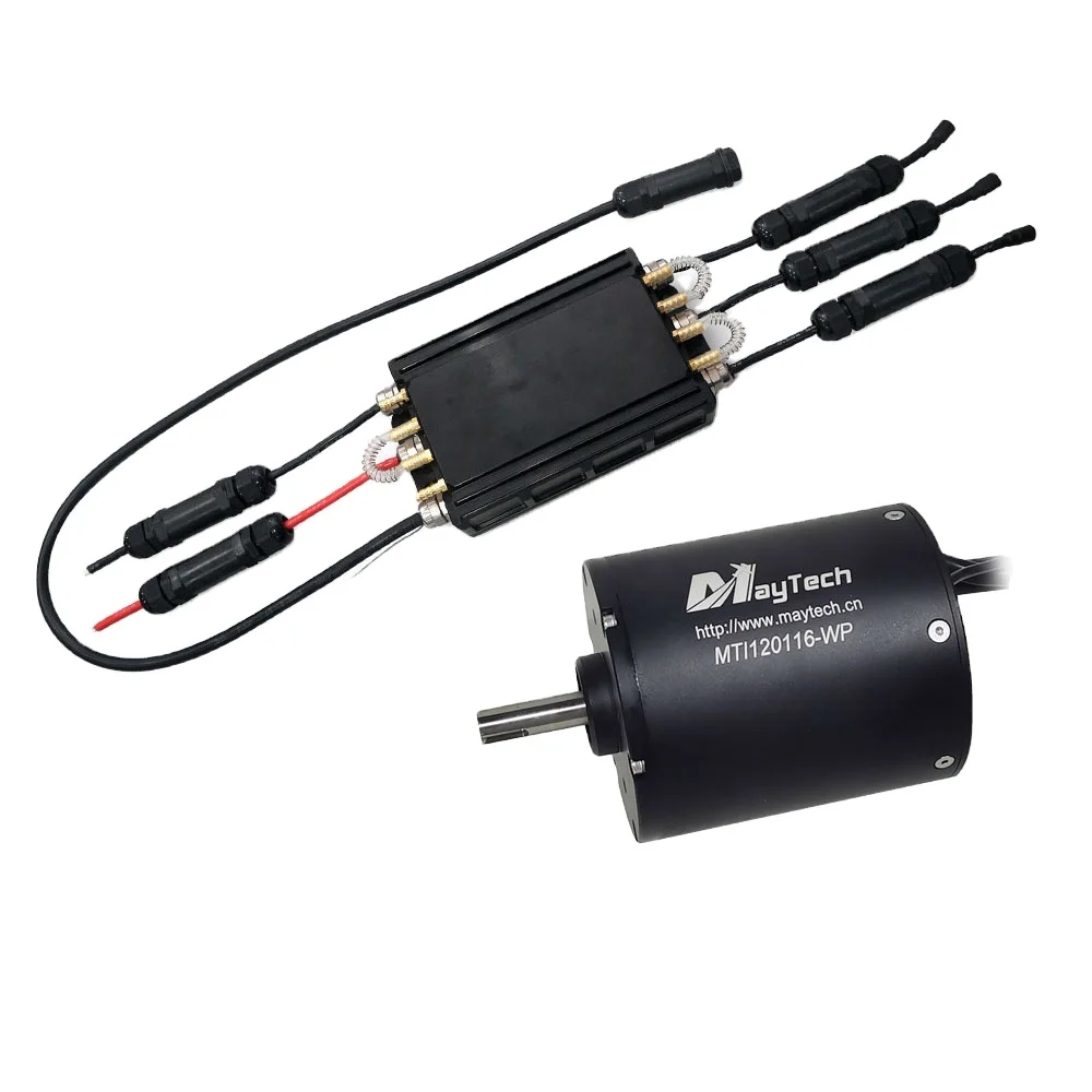 Флуоресцентная лодка 18 8 кВт мотор с 300A ESC полностью водонепроницаемый