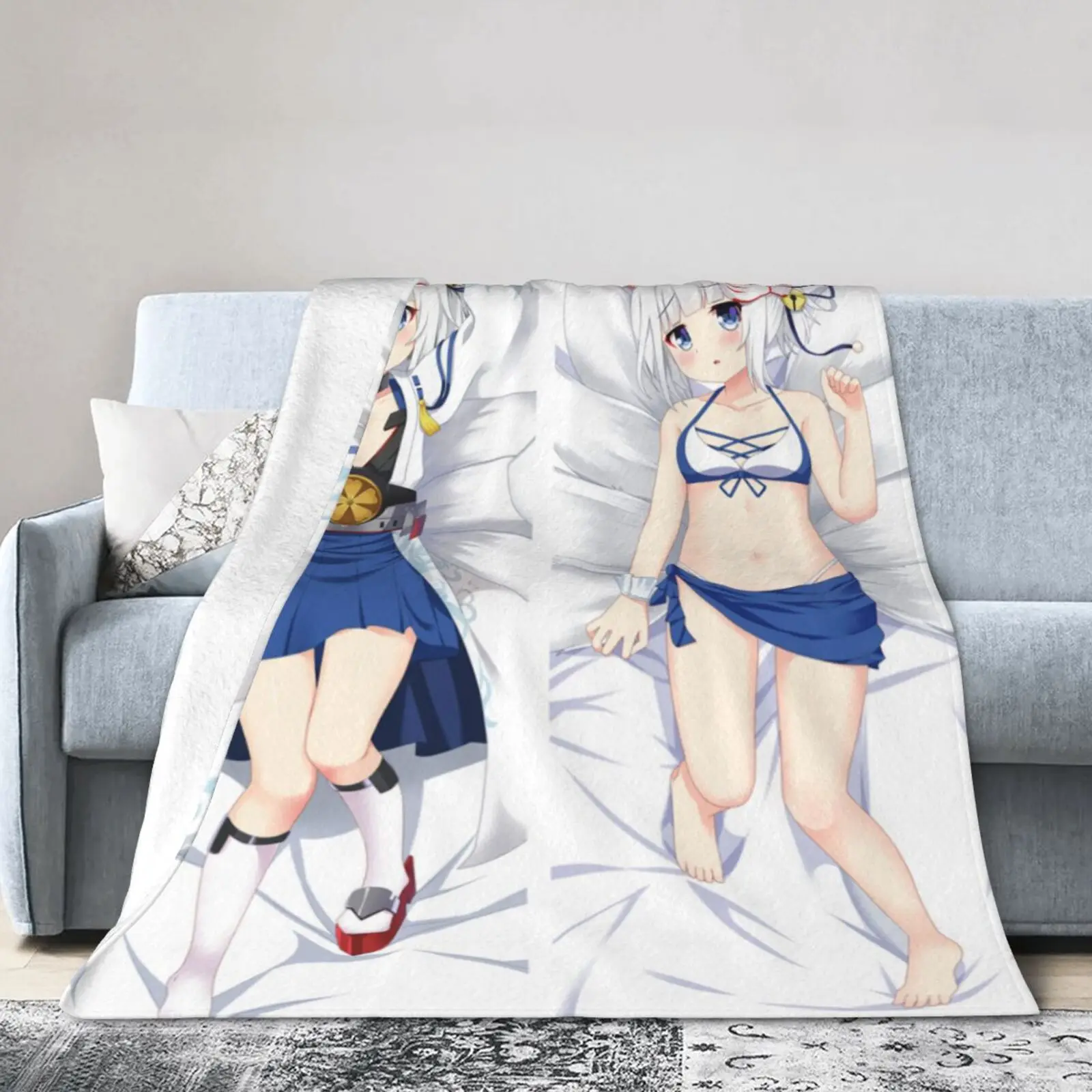 

Azur Lane Blanket Breathable Flannel Winter Super Warm Bed Blanket Travel Bedding