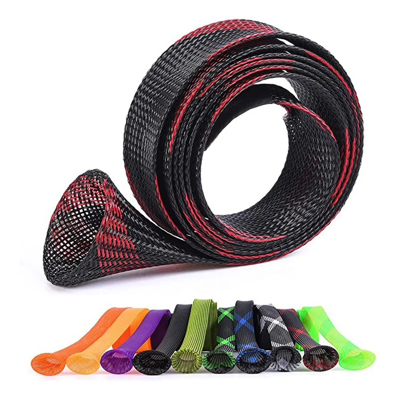 

10Pcs Fishing Rod Cover Braided Mesh Rotation Protection Rod Socks Braided Net Fishing Rod Cover Tangle Protective Socks Bags