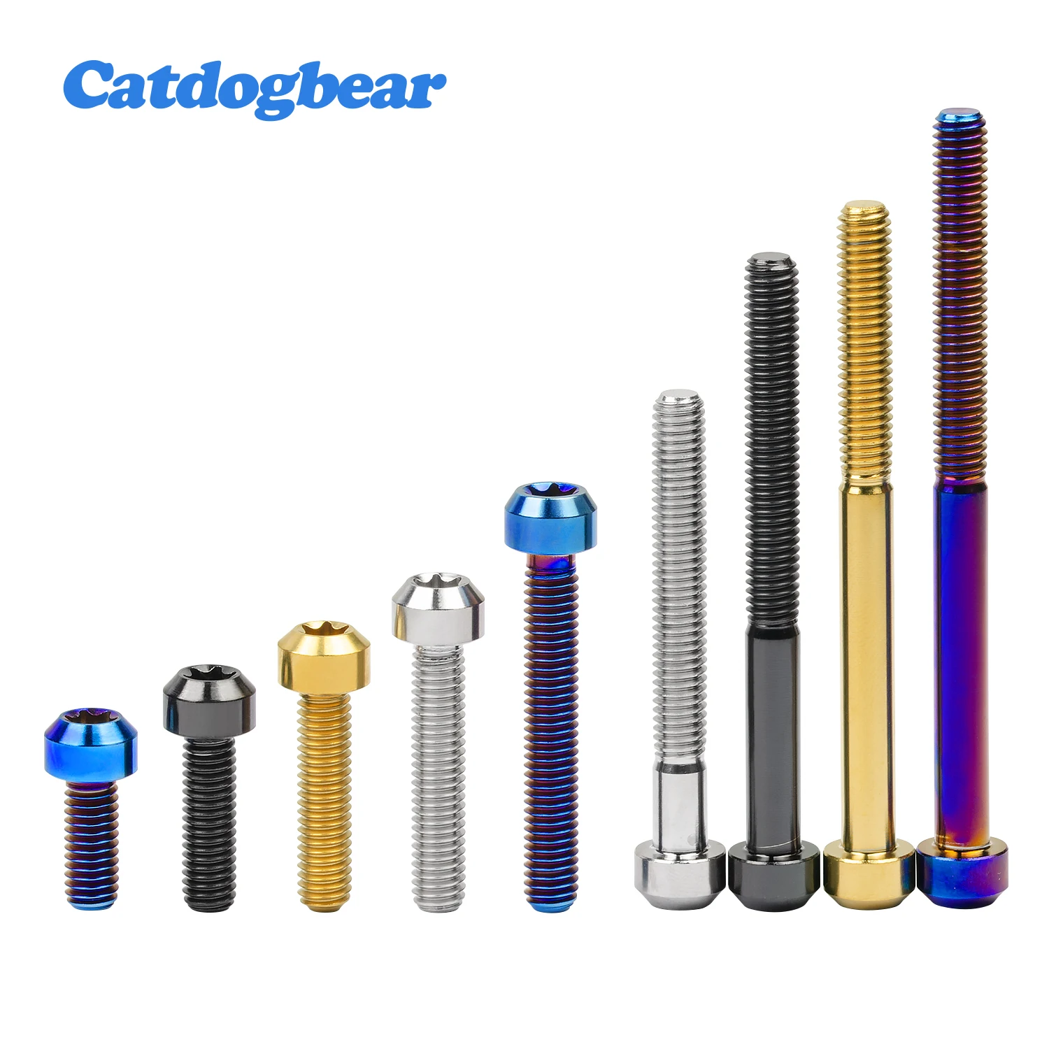 

4 шт., титановые болты M6x10 15 20 25 30 35 40 45 50 60 65 70 80 мм