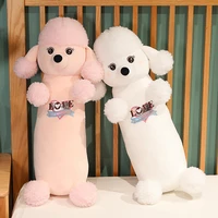 60 100cm kawaii cartoon anime animal poodle dog plush toy pillow soft sofa seat bed cushion cute baby girlfriend birthday gift