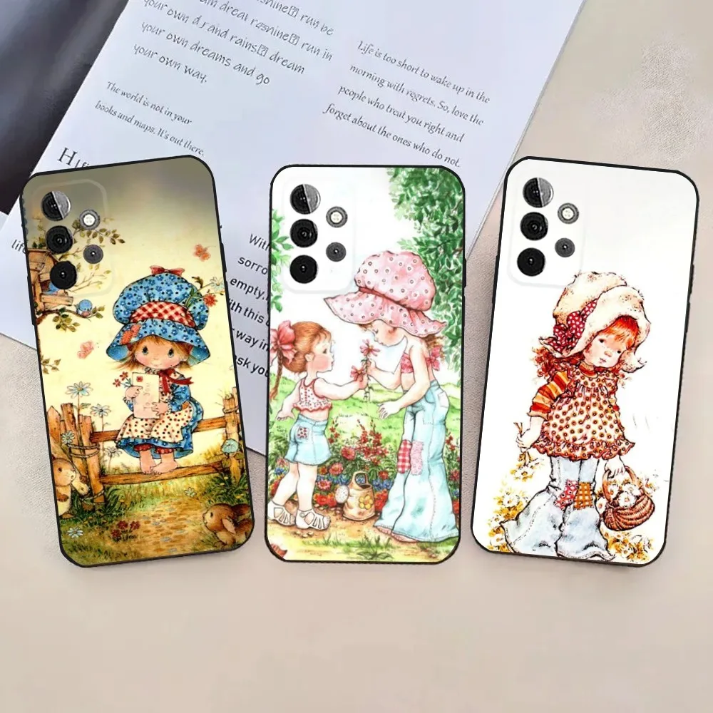 Чехол для телефона S-Сара Kay p-образный Samsung Galaxy A13 21s 22 31 32 52 53 71 80 91 мягкий черный