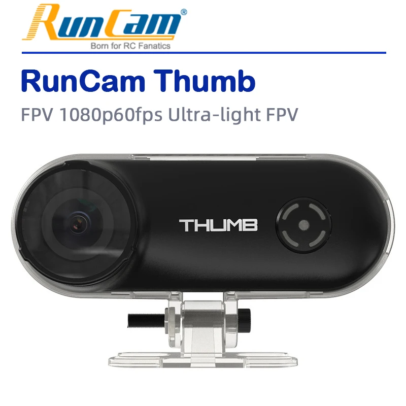 

Black RunCam THUMB Thumb HD Camera Model Aircraft HD Camera Action Sport Camera FPV