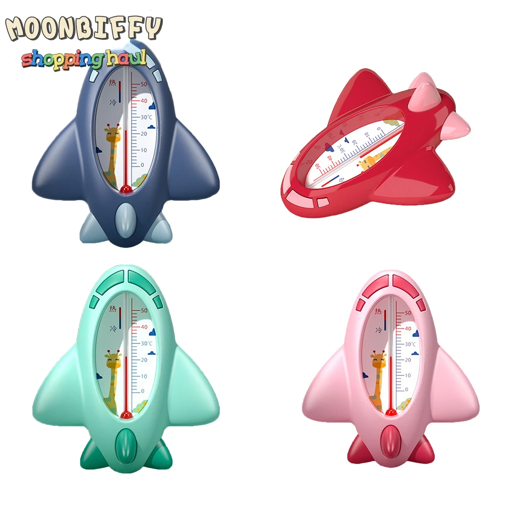 

Bath Toy Aircraft Baby Thermometer Safe Temperature Sensor for Babies Floating Waterproof Baby Bath Toy Airplane Shape Bath Toys
