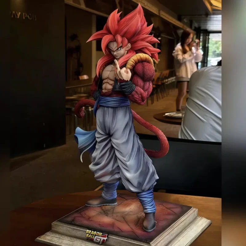 Фото Новинка от Cy Factory: Коллекционная модель Dragon Ball NP Super Four Gogeta ручной работы, с двумя руками и тремя пальцами, анимационный сувенир №2