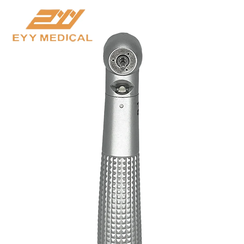 Dental High Speed Handpiece with LED 2 Hole Small Head Torque Wrench Push Button Chuck High Rotation Pen Triple Water Spray
