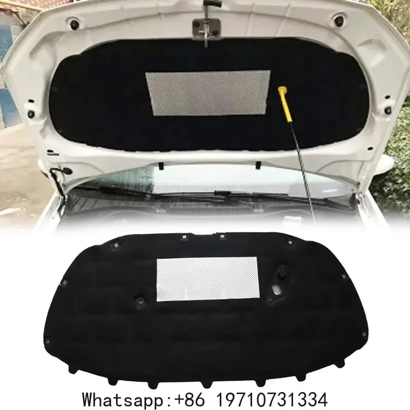 Фото Для Volkswagen VW POLO 2011-2019: Шумоизоляционная накладка на капот, звукоизоляционный хлопковый мат, теплоизоляционный коврик №1