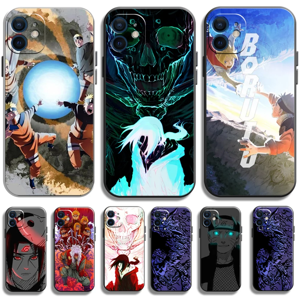 

Naruto Sasuke Cartoon Phone Cases For iPhone 11 12 Pro MAX 6S 7 8 Plus XS MAX 12 13 Mini X XR SE 2020 Back Cover Soft TPU Coque
