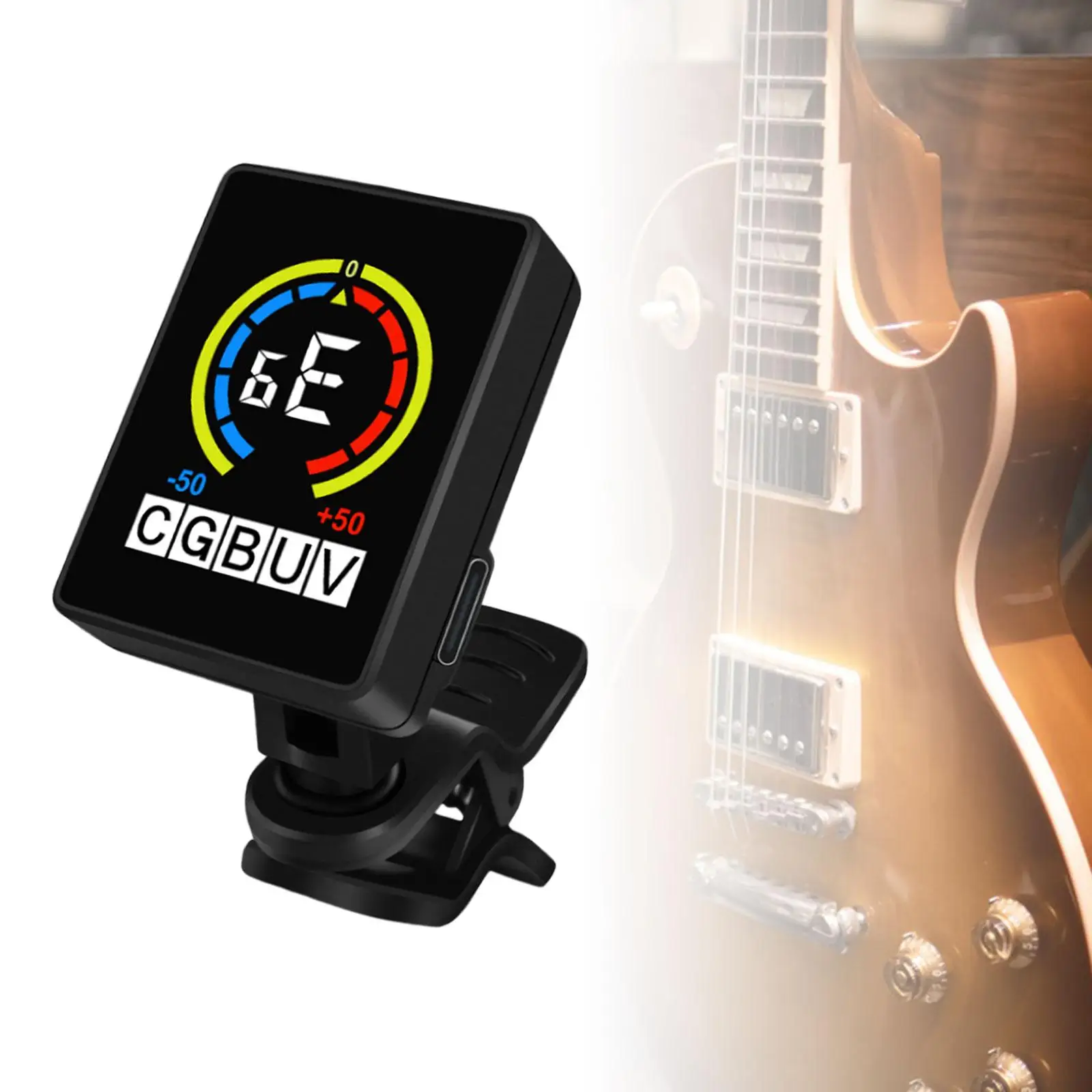 

Guitar Tuner Clip Acoustics Calibration Tuner Clip on Tuner,