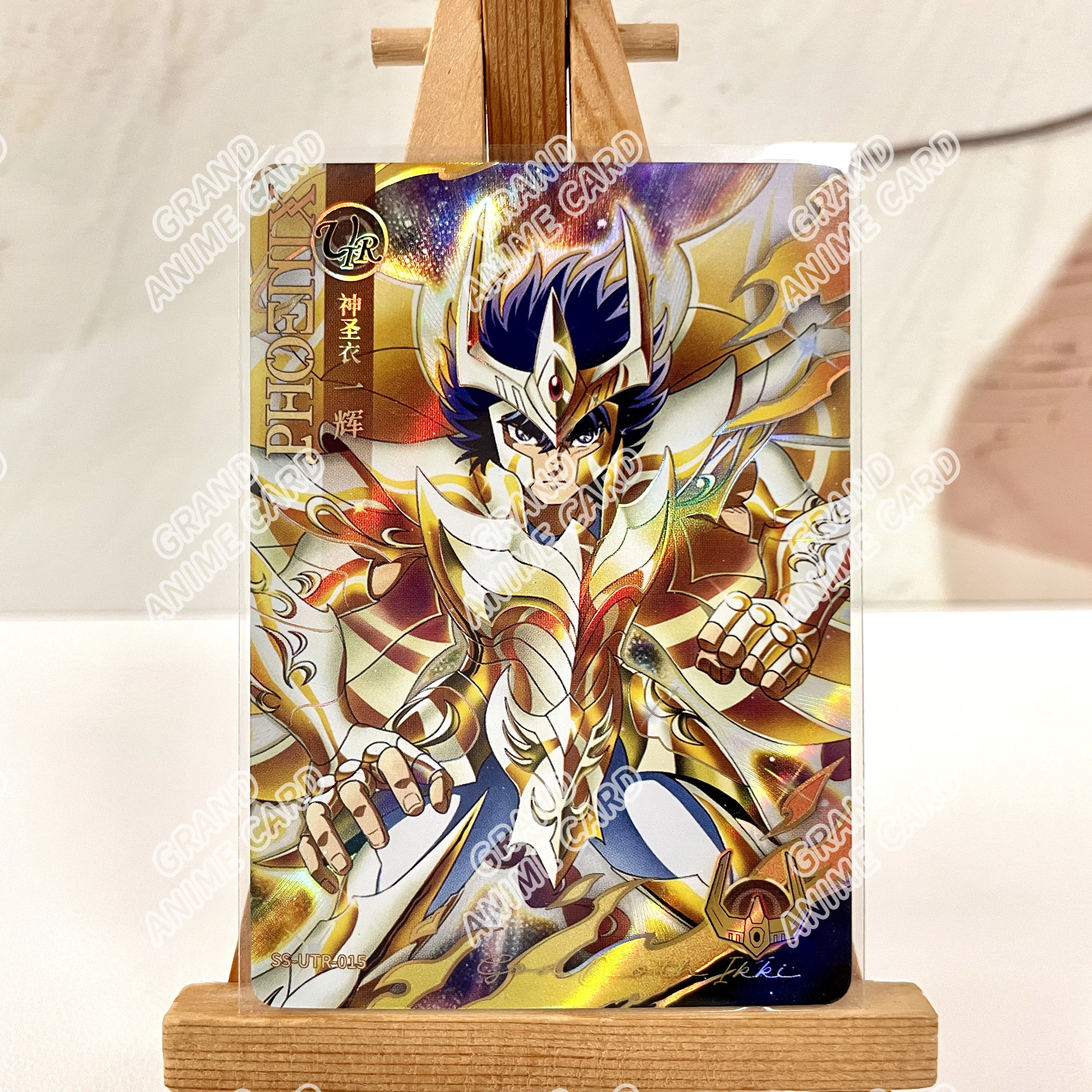 Фото Kayou Genuine Saint Seiya UTR 001-024 Полный набор одной карты Редкая коллекция аниме Афина Посейдон Карточная игрушка Игра Детский подарок №3