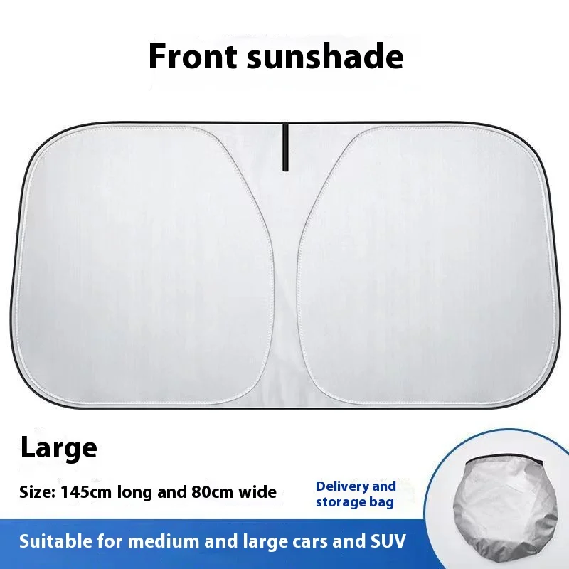 

Солнцезащитный козырек на лобовое стекло автомобиля, защита от ультрафиолета, теплоизоляция, автомобильные аксессуары, посеребрение, защита от солнца на лобовое стекло