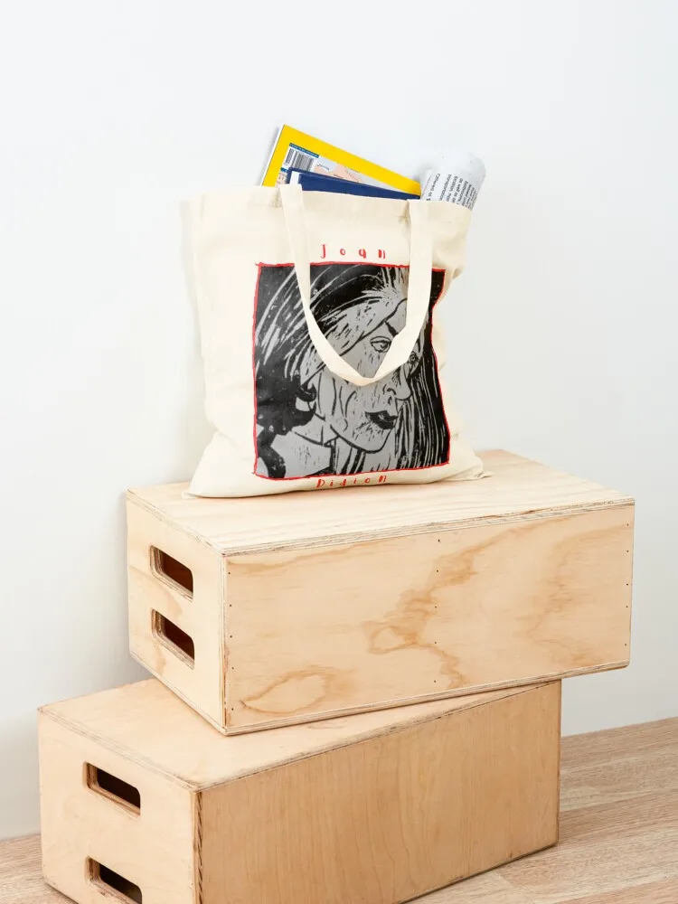 Joan Didion - серия Author Tote Bag холщовая сумка-тоут женский покупатель большой холст