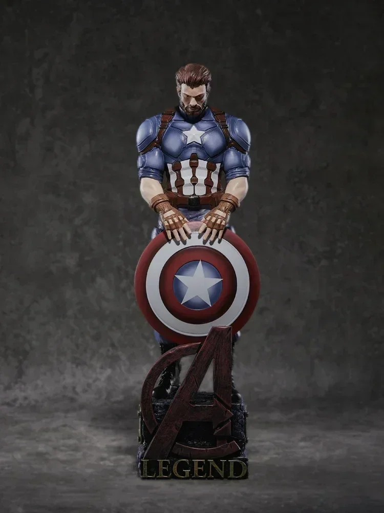 Коллекционная фигурка героя аниме Капитан Америка 54 см