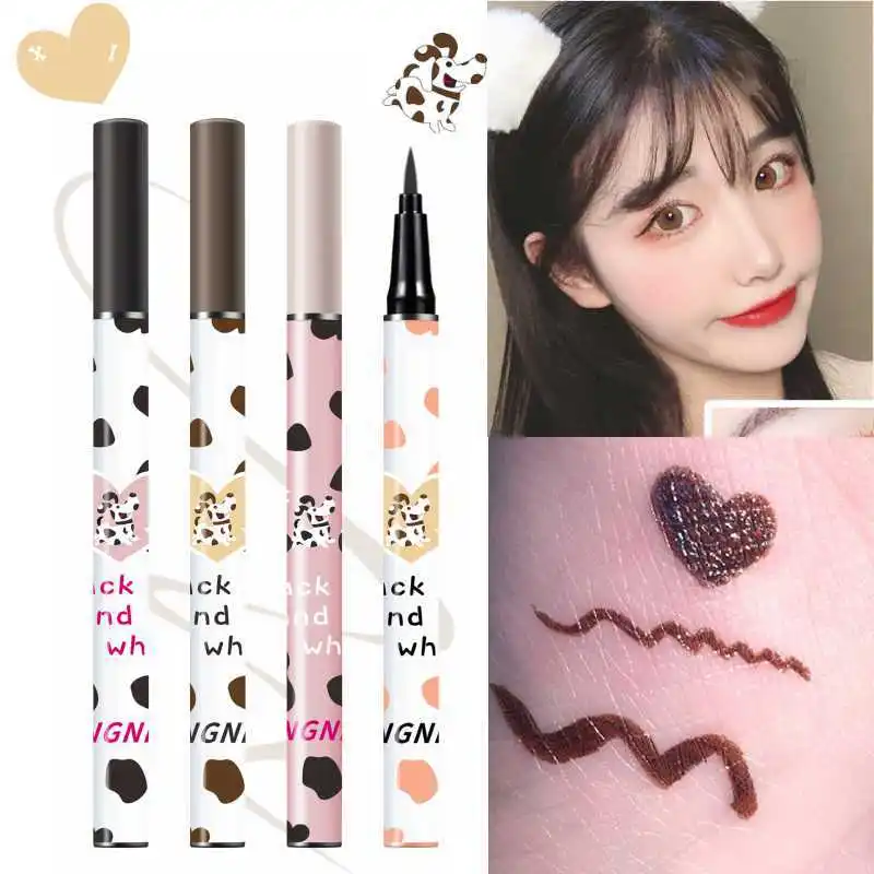 

Жидкая подводка для глаз с шелкопрядом, 4 цвета