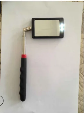 

Telescoping LED Lighted Flexible Adjustable Inspection Mirror 360 Degree Swivel Extend Tool Inspection