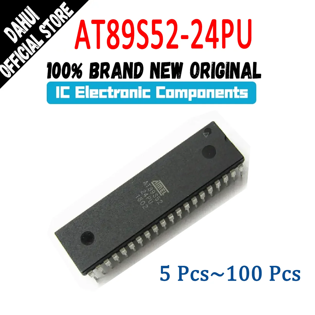 

AT89S52-24PU AT89S52-24 AT89S52 AT89S AT89 AT IC MCU Chip DIP-40 in Stock 100% New Originl