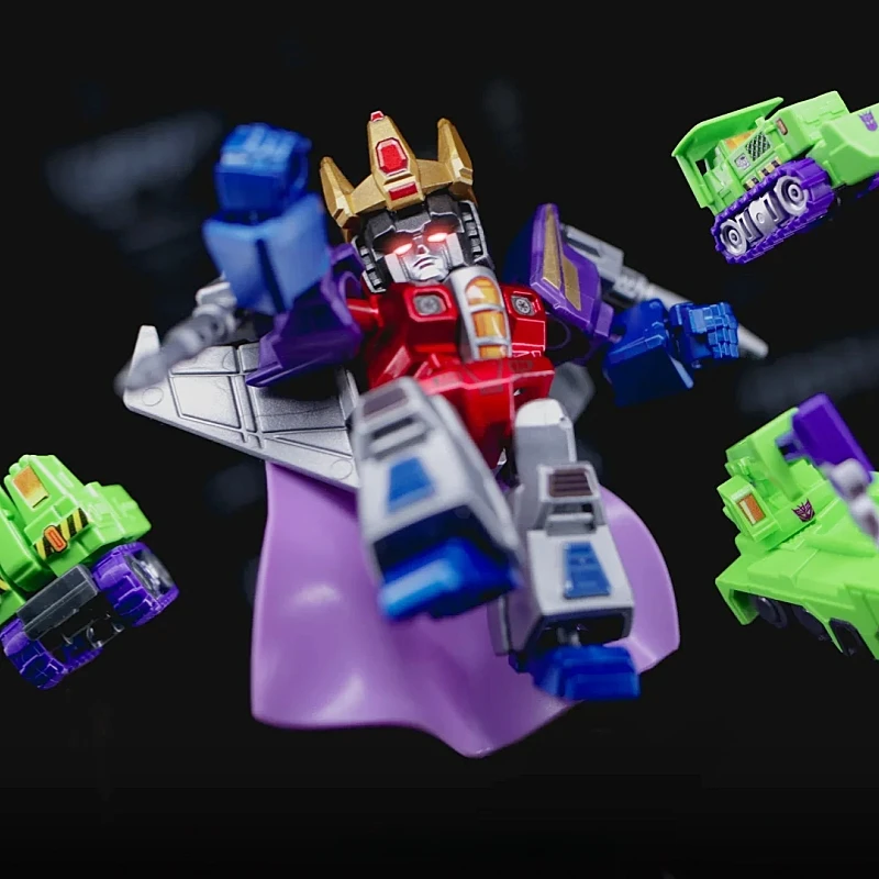 Фото Горячая новинка: Коллекционные подвижные фигурки-конструкторы Hot Blokees Transformers Defender Version V2 — Оптимус Прайм, Старскрим, Бамблби. Идеальный подарок. №3