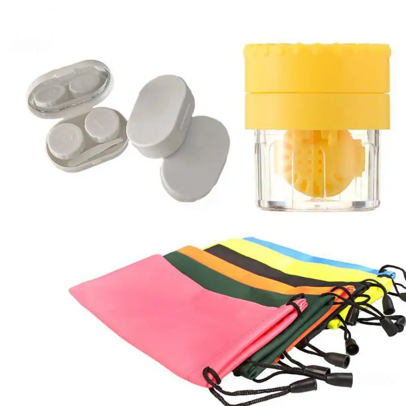 Дорожная коробка для хранения не занимает места Прочная двойная Коробка очков